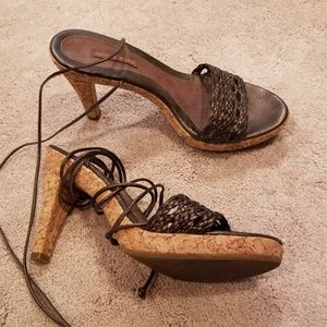 Antonio melani ankle wrap heels